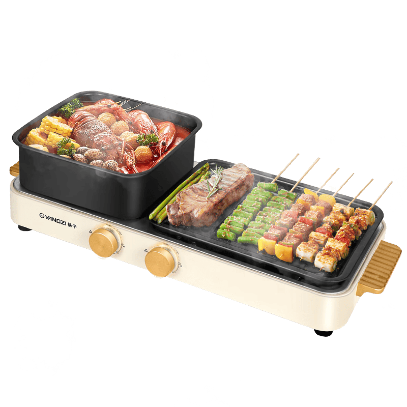 尽享美味无烟烤肉，扬子电烤盘让聚餐更轻松！_设计_功能_家人