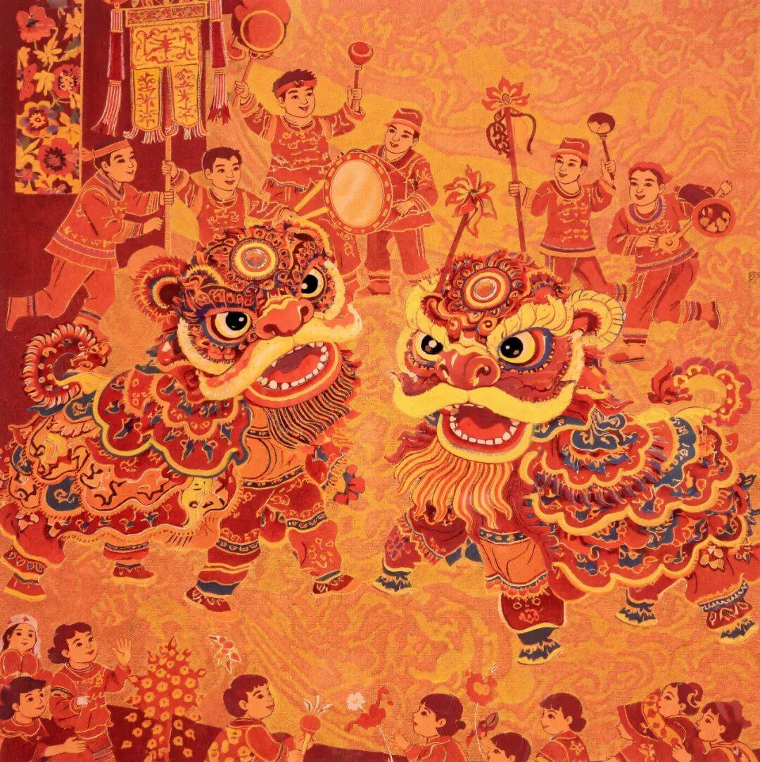 赏年画 过大年