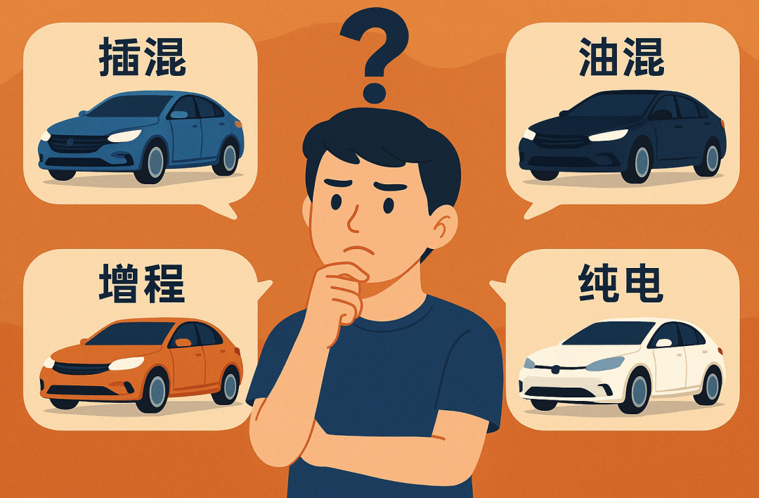 插混、油混、增程、纯电有什么区别?怎么选!_搜狐汽车_搜狐网