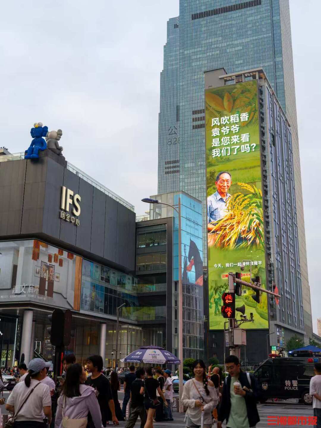 长沙街头长满了对袁爷爷的思念