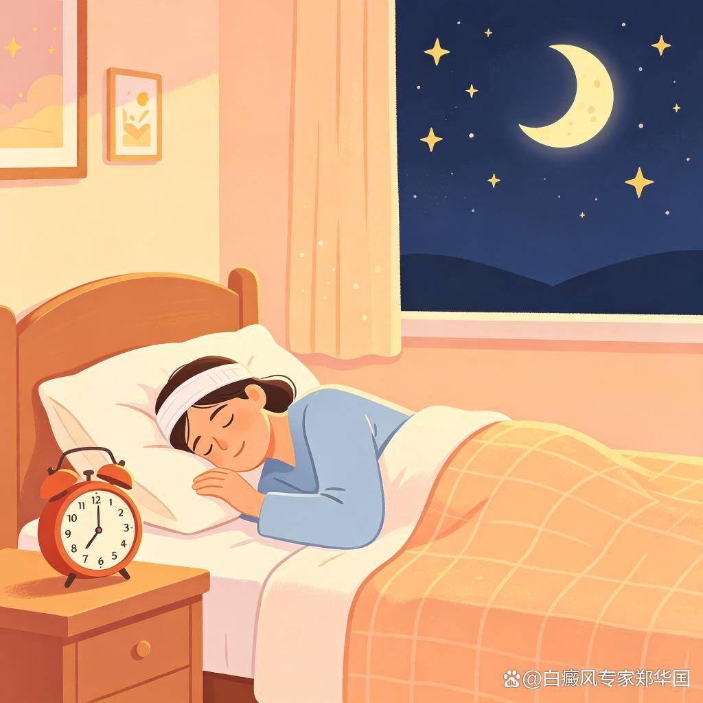 白癜风与睡眠质量，规律作息有助病情恢复