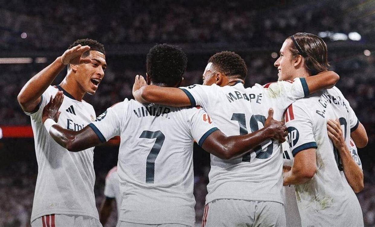 4-1！皇马打穿巴列卡诺：姆巴佩2射1传、贝林拿最佳，迪奥曼德首发试阵，穆帅率队升至第二