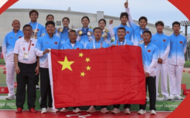 随着潘展乐绝杀夺金，亚运会最新奖牌榜！中国11金稳居第一，日韩紧随其后