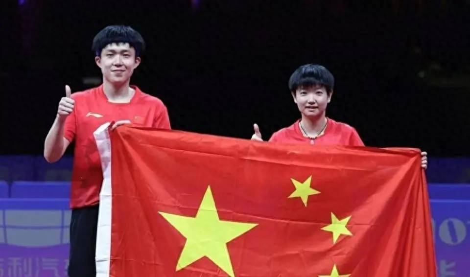 中国乒乓大捷，3-0、3-1，团体赛：王楚钦独得两分，孙颖莎丢一局