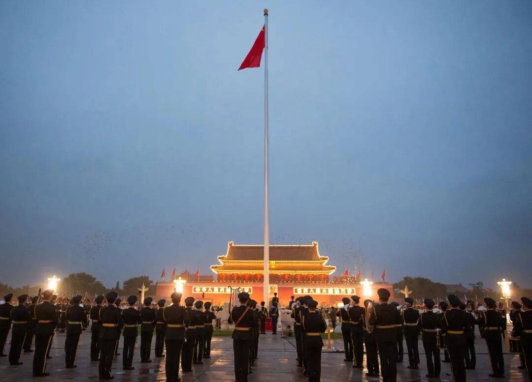 天安门广场国庆升旗仪式