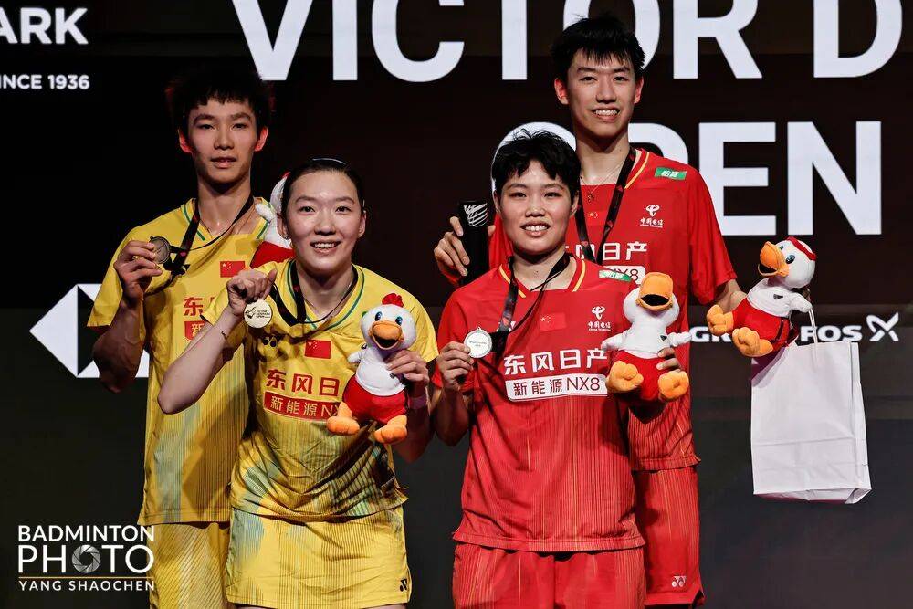 2026年丹麦羽毛球公开赛，黄东萍获混双亚军！