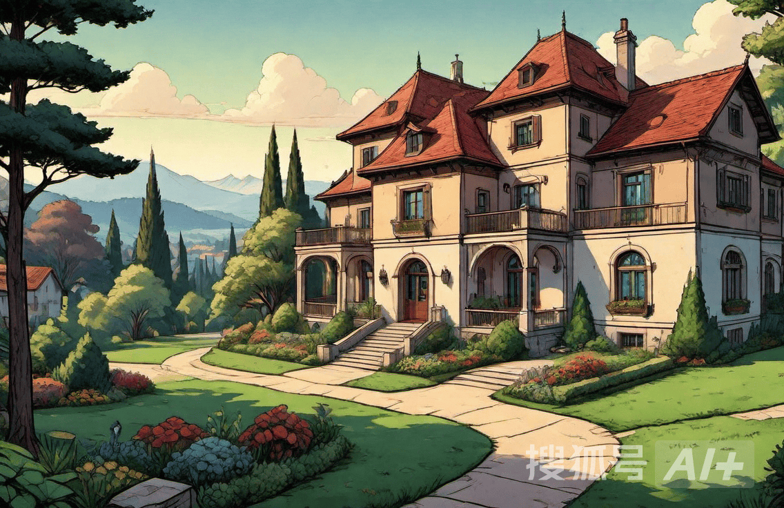 16×16米欧式农村别墅,华丽的造型,真正有钱人住的房子